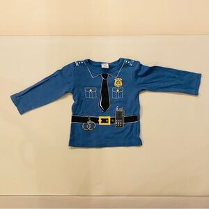 Police Officer Costume Long Sleeve Tee